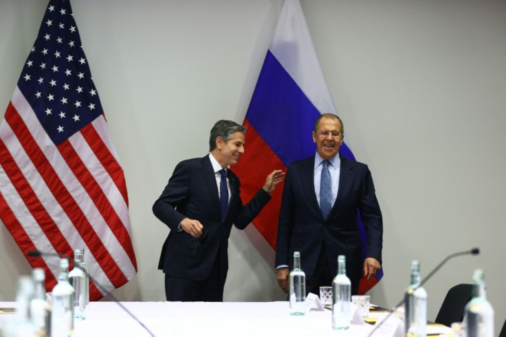 Russian Foreign Minister Sergei Lavrov and US Secretary of State Antony Blinken meet in Reykjavik, Iceland