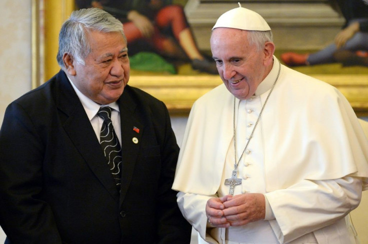 Malielegaoi said opponents should go to a church and pray instead of protesting if they wanted him replaced, arguing that he answered only to God