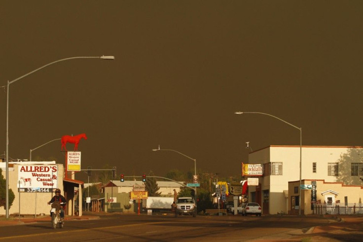 Motorist travel along the U.S. Highway 60