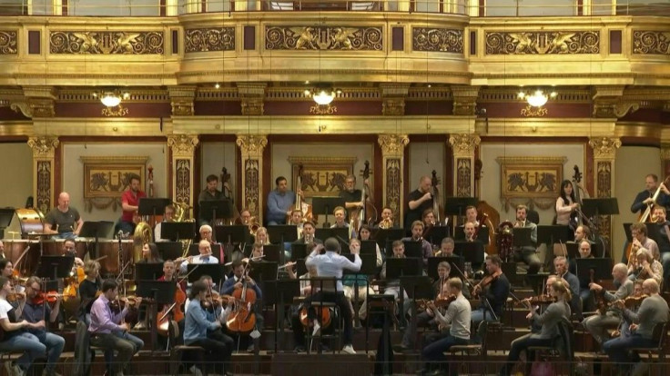 Music fills the Great Hall of Vienna's Musikverein once again, as the Philharmonic orchestra returns following months of lockdown that tested the musicians' motivation and turned their profession upside down.
