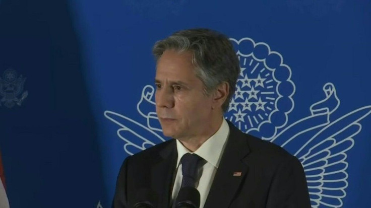 US Secretary of State Antony Blinken says that Washington backs a two-state solution to resolve the conflict between Israel and the Palestinians if the right conditions are met, during a press conference in Jerusalem.