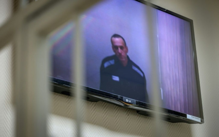 Navalny was jailed in February on old fraud charges he says are politically motivated