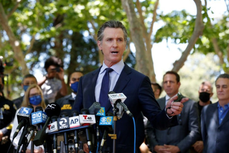 "What the hell is wrong with us, and when are we going to come to grips with this?" asked California Governor Gavin Newsom at a press conference