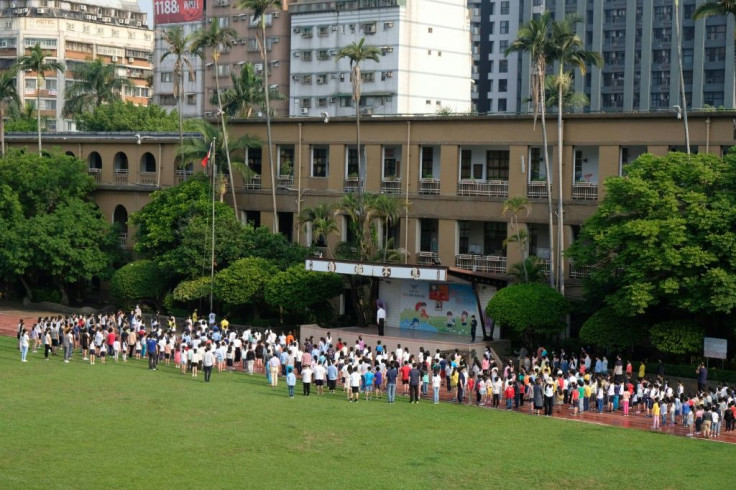 Illustrating the drastic decline in Taiwan's birthrate, Laosong Elementary School in Taipei had more than 11,000 students in 1966 but now has just 500