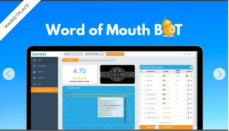 Word of Mouth BOT lets you place reviews where they matter most