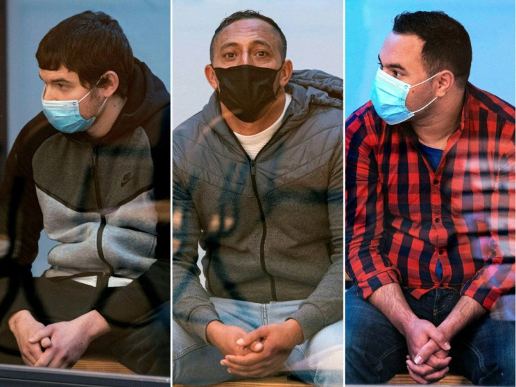 From left to right: Mohamed Houli Chemlal, Driss Oukabir and Said Ben Iazza