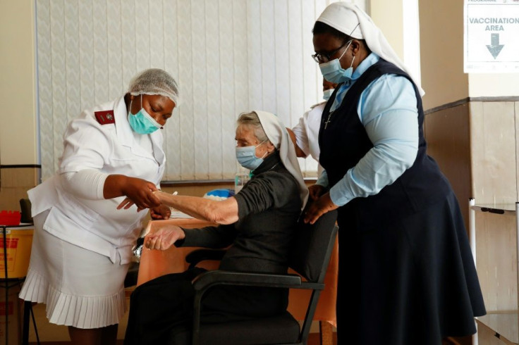 Just one percent of the South African population of 59 million has been vaccinated -- most of them health workers and people aged 60 or above