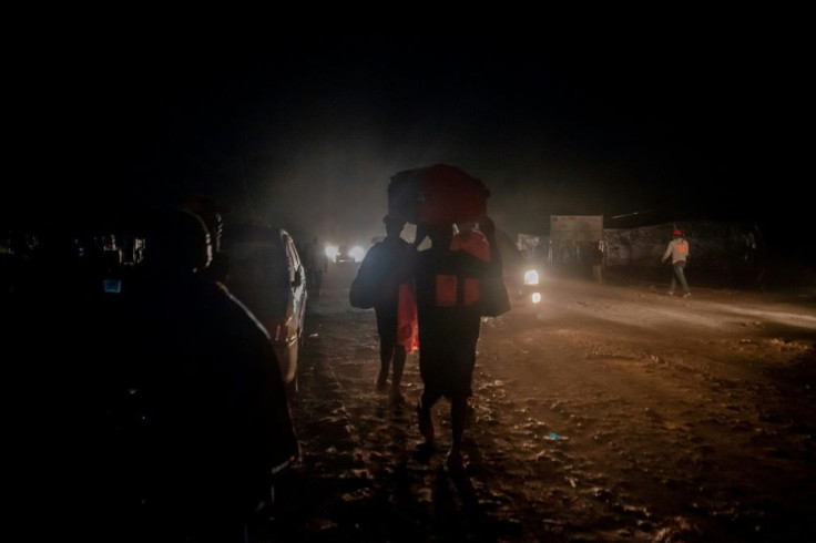Many Goma residents trekked to Sake, 25km northwest of the city