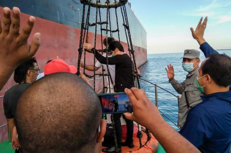 The Iranian tanker MT Horse has left Indonesian waters four months after it was seized