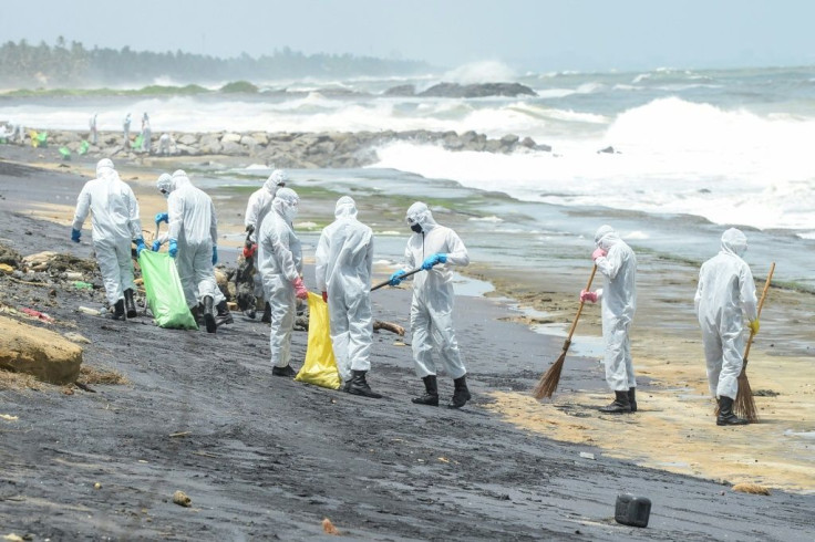 A fishing ban has been implemented, and there are fears of ecological devastation