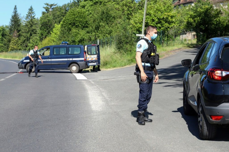 More than 300 officers took part in the search of dense woods in the Dordogne region of southwest France.