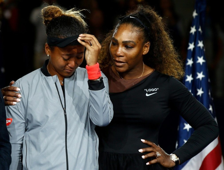 Tears: Osaka cries after winning the US Open in 2018 after a controversial final against Serena Williams