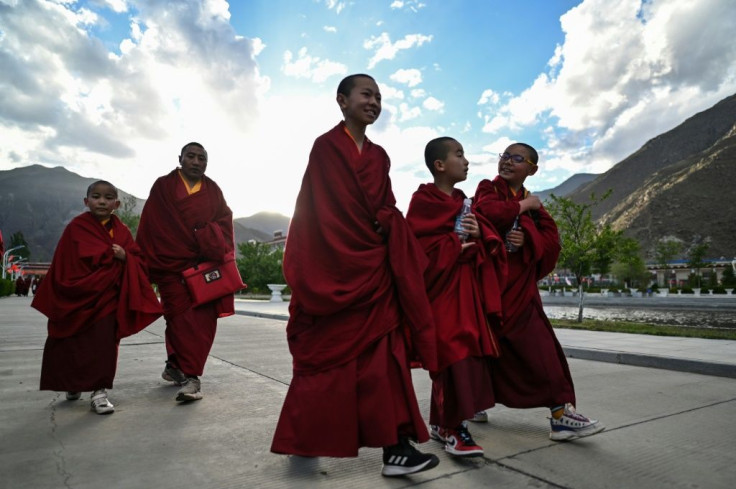More than 900 students study at the Tibetan Buddhist College, one of the highest places of learning on Earth