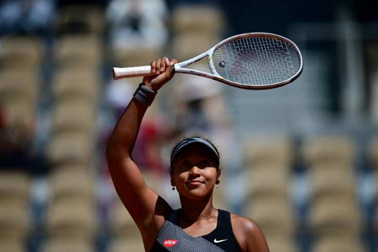 Battle with depression: Naomi Osaka after her first round win at Roland Garros on Sunday