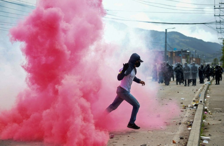 The protests, which began on April 28, were initially against a proposed tax increase Colombians said would leave them poorer even as they struggled with pandemic-related losses of income