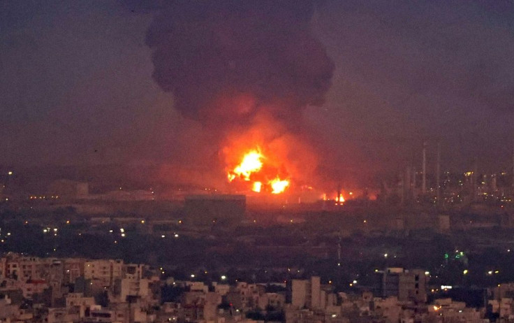 A fire also broke out at an oil refinery in Tehran, which officials said was caused by a liquefied gas line that had leaked and exploded