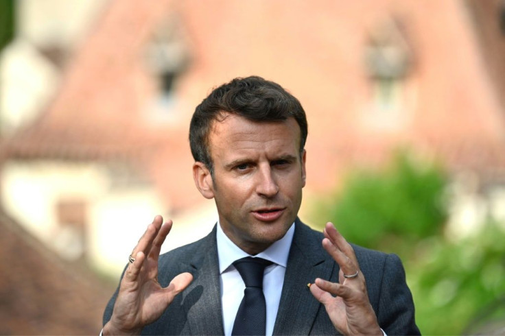 During a visit to the southern village of Saint-Cirq-Lapopie, President Emmanuel Macron noted that 50 percent of French adults have now received at least one Covid vaccine, calling it "truly a turning point" in the country's inoculation drive