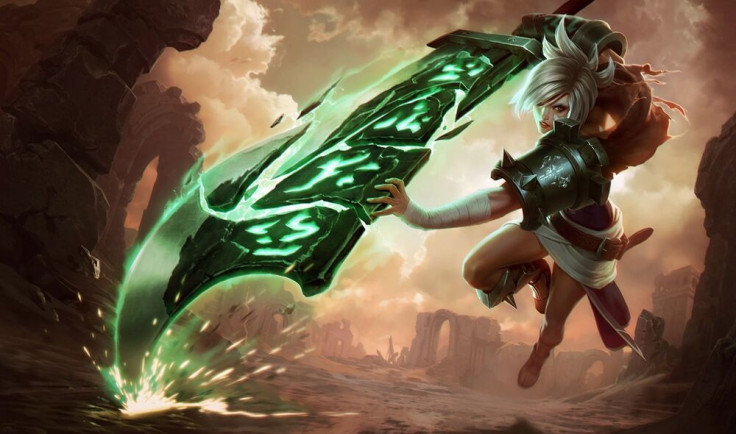 Riven's splash art for League of Legends