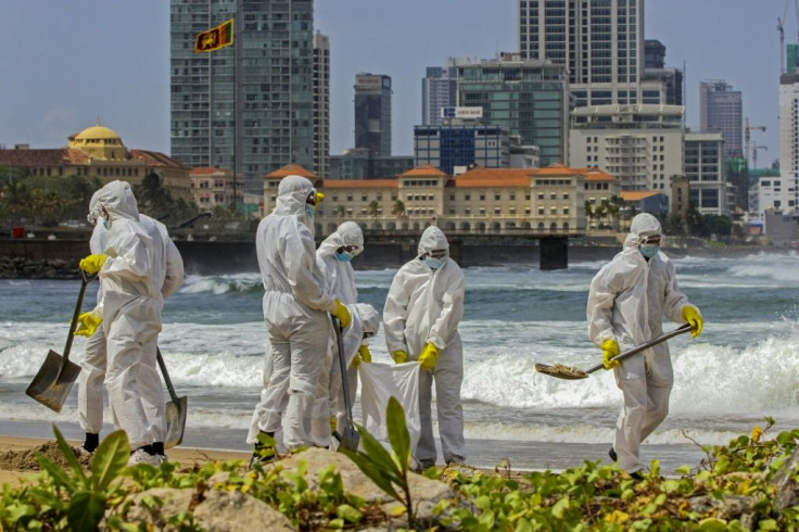 The inundation of microplastic granules from the ship's containers has already has already caused the country's worst maritime environmental disaster