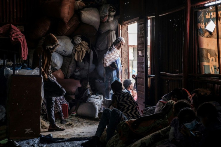 Some of the people fleeing from the violence in Ataye have taken refuge in th town of Debre Berhan.