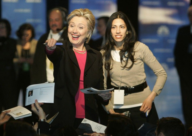 Huma and Hillary