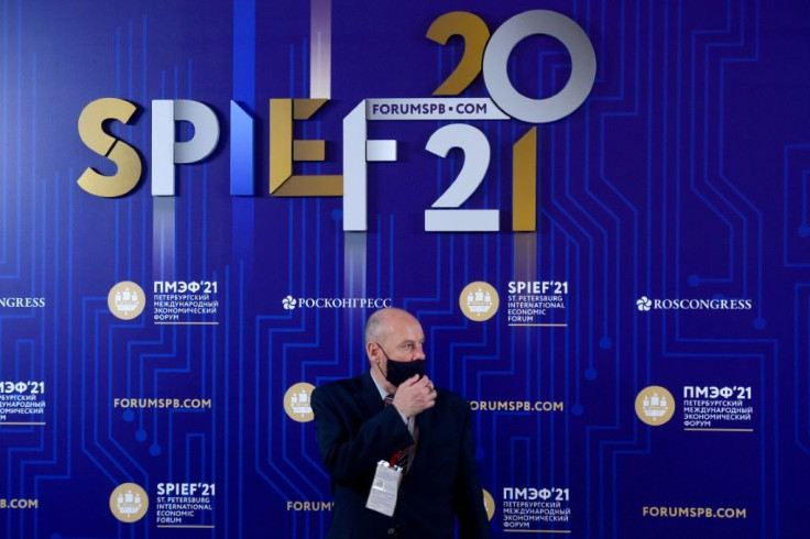 Attendance at the Saint Petersburg International Economic Forum was capped at 5,000 people compared to 19,000 in 2019.