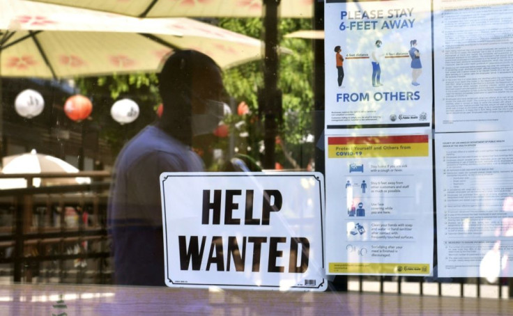 New weekly filings for US jobless benefits are on a downward slope, hitting a new low since the Covid-19 pandemic began
