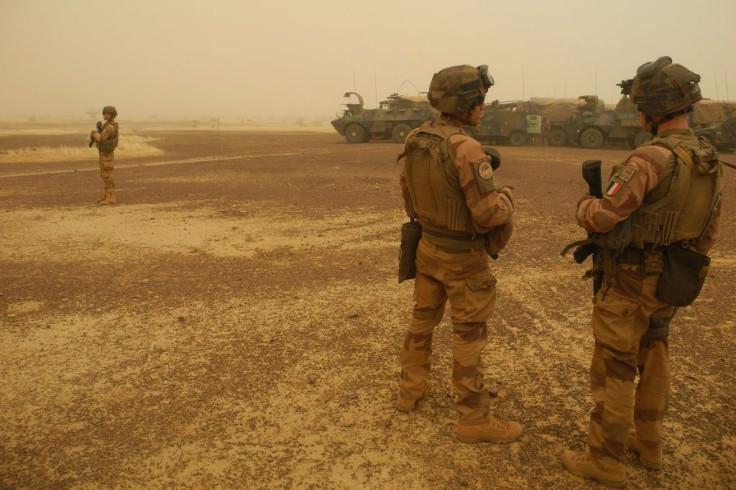 French soldiers in Mali, where the second coup in less than a year has sparked widespread uproar
