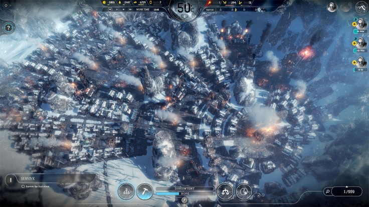 Frostpunk blends city building with survival mechanics and difficult decision making