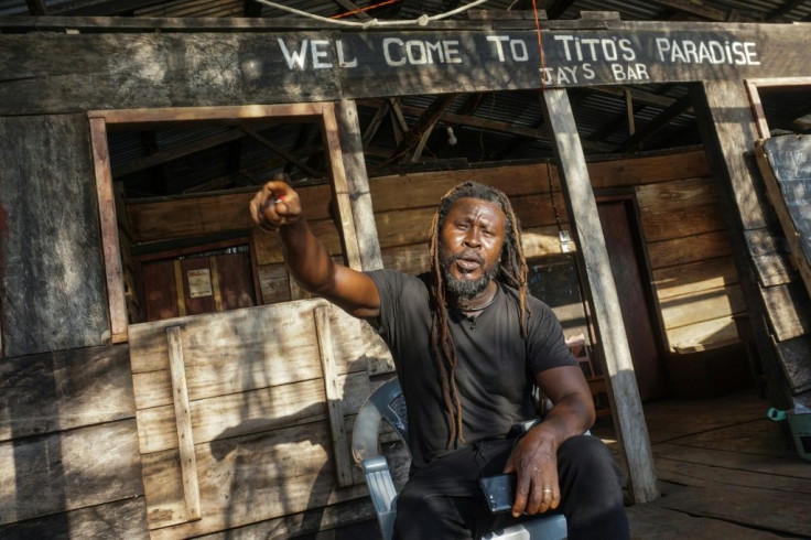 Eco-lodge owner Tommy Gbandewa is leading resistance to the Chinese-funded harbour plan