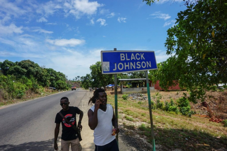 Many residents of Black Johnson village are against the planned industrial harbour in their lush village