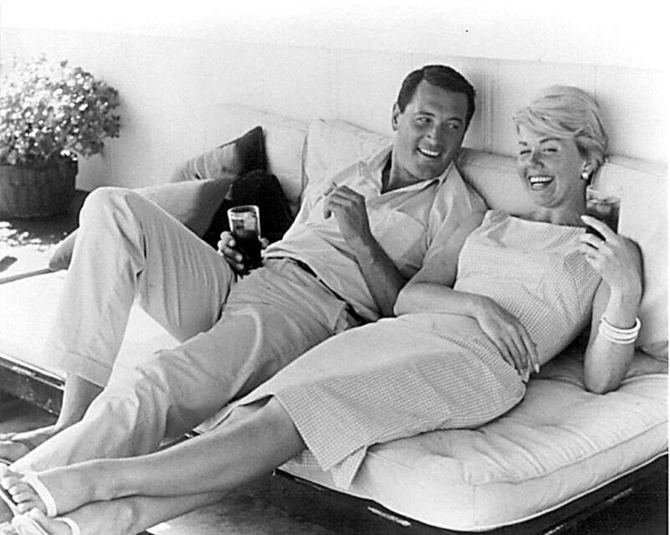 Actor Rock Hudson, pictured here with US actress Doris Day (R), was the first major celebrity to die of AIDS