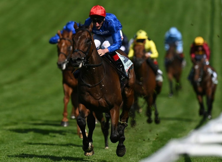 Adayar ridden by Adam Kirby on their way to winning the Epsom Derby