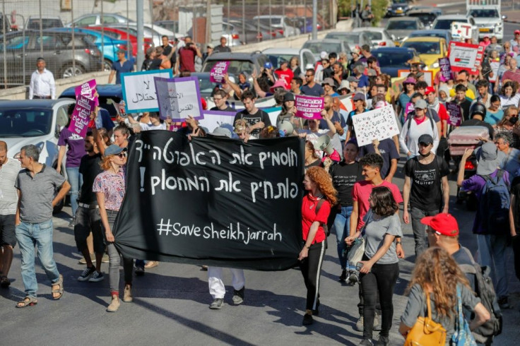 Palestinian, Israel and international activists have been protesting for more than a decade against the planned expulsions in Sheikh Jarrah