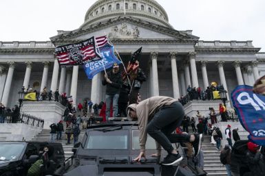 Pro-Trump supporters storming the US Capitol on January 6, 2021