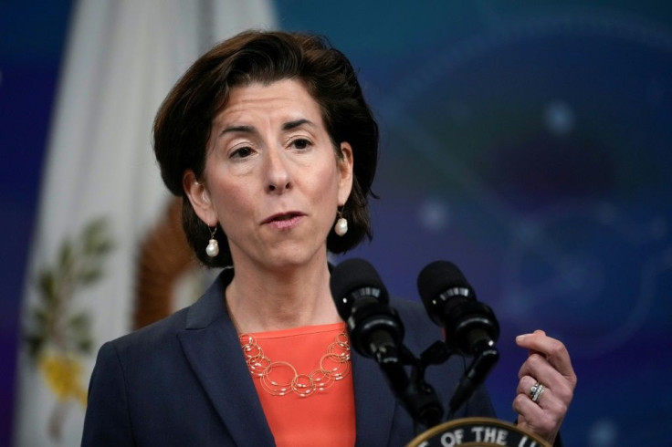 US Secretary of Commerce Gina Raimondo says "all options are on the table" for responding to cyberattacks