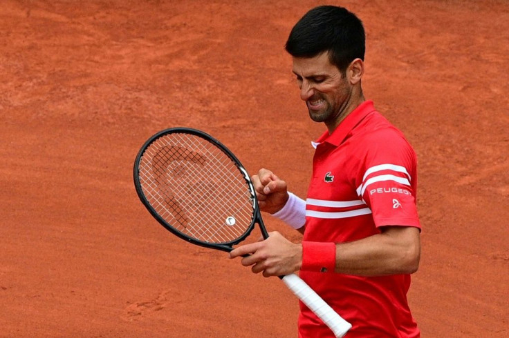 Moving on: Novak Djokovic is in the last 16 in Paris for a 12th year in a row