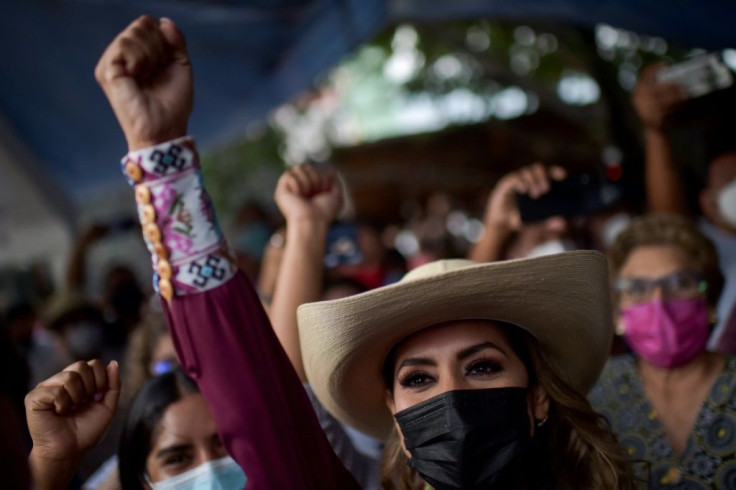The election is widely seen as a referendum on the president's handling of the coronavirus