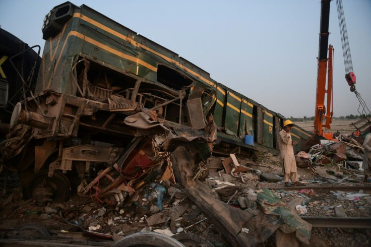 At least 43 people were killed and dozens injured when a packed Pakistani inter-city train ploughed into a train that had derailed minutes earlier in Daharki area of the northern Sindh province on June 7, 2021