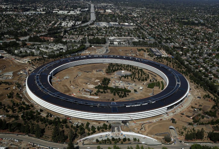 Apple, like other firms, is facing employees resistance in bringing employees back to the office, including its "spaceship" campus which opened in 2017, seen here