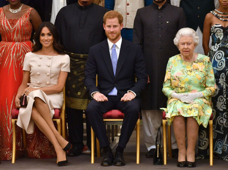 Meghan Markle, Prince Harry and Queen Elizabeth