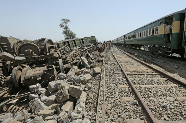 Dozens were killed in the train accident, which happened in a remote part of southern Pakistan