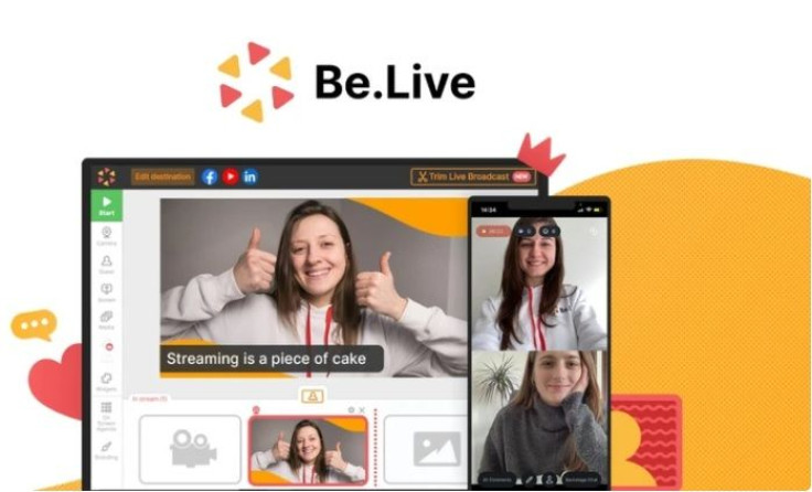Be.Live lets you set up livestreams in no time