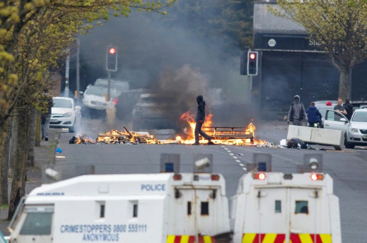 Anger spilled over into violence in April as Northern Ireland unionists rioted for several nights