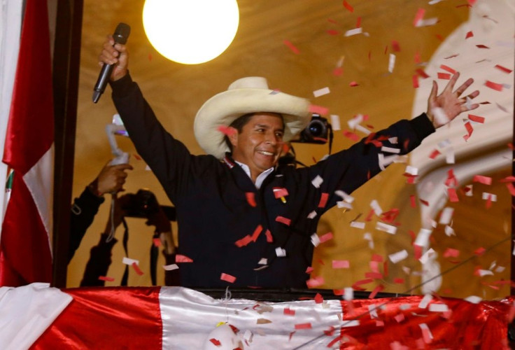 Rural school teacher Pedro Castillo has cast himself as the winner of Peru's presidential elections
