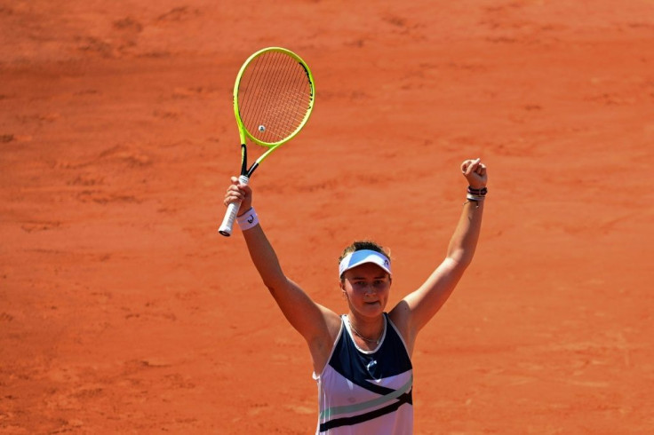 Double trouble: Barbora Krejcikova has reached the last four in both singles and doubles at Roland Garros