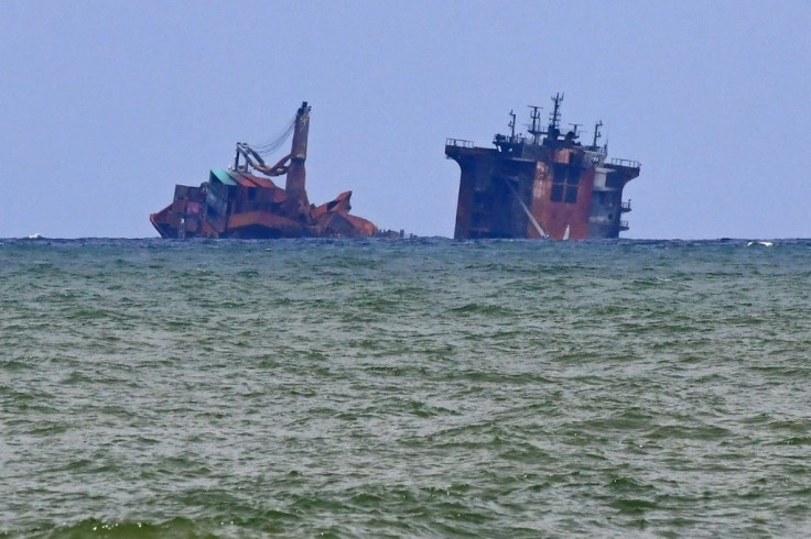 Authorities are bracing for a possible oil spill from the submerged wreck or almost 300 tonnes of bunker oil thought to be still in its fuel tanks