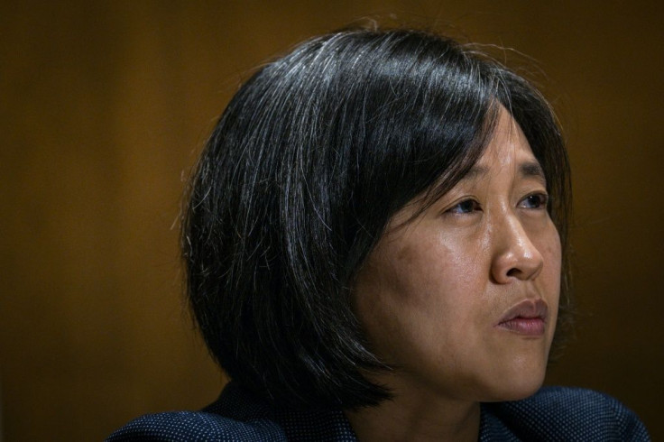 US Trade Representative Katherine Tai, pictured testifying before Congress in May 2021, met virtually with a Taiwanese representative despite warnings from China