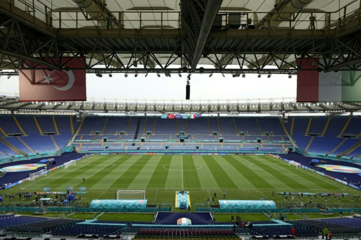 The Stadio Olimpico in Rome will have 16,000 fans inside for Friday's opening game between Italy and Turkey