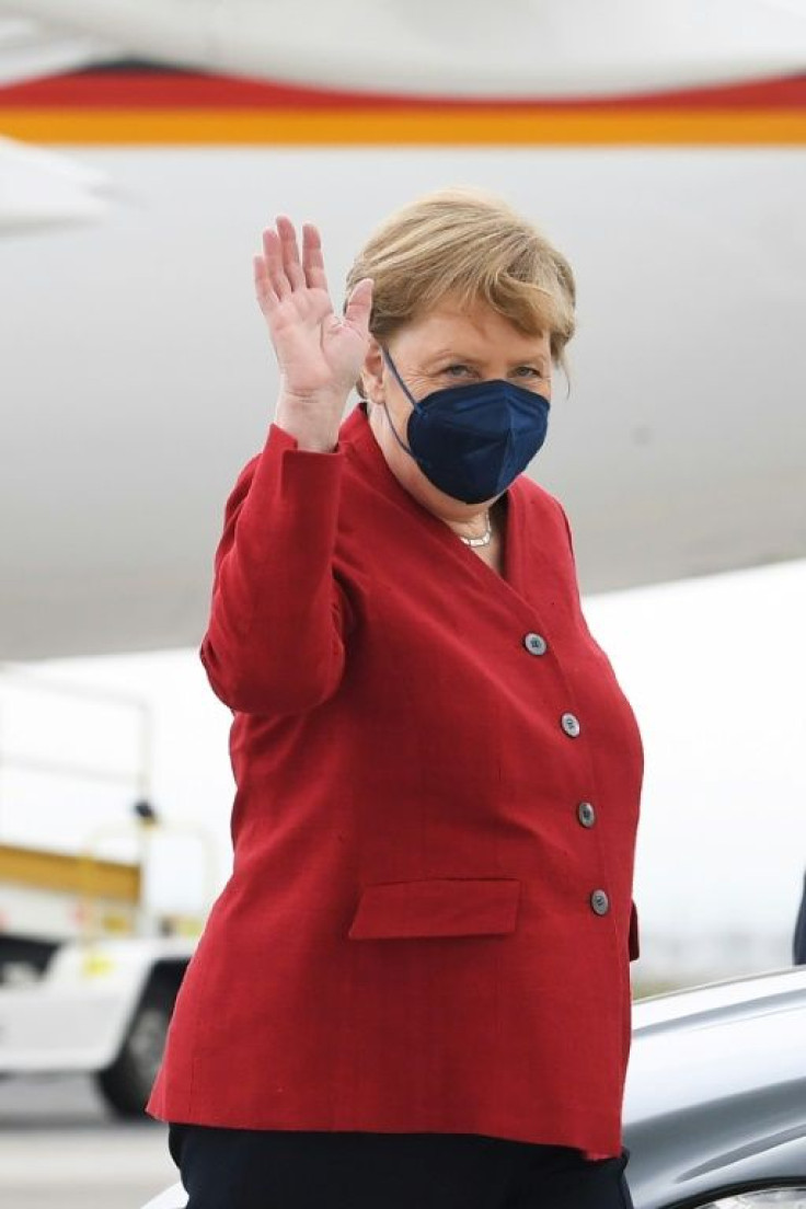 Germany's Chancellor Angela Merkel is among Western leaders gathering in England for the weekend's G7 summit